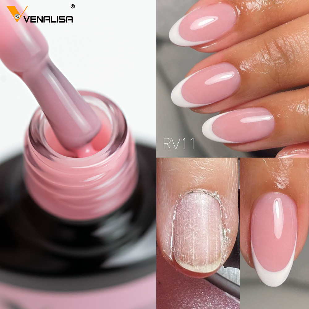 Nail Art One Piece - VENALISA, capa Base de goma, esmalte