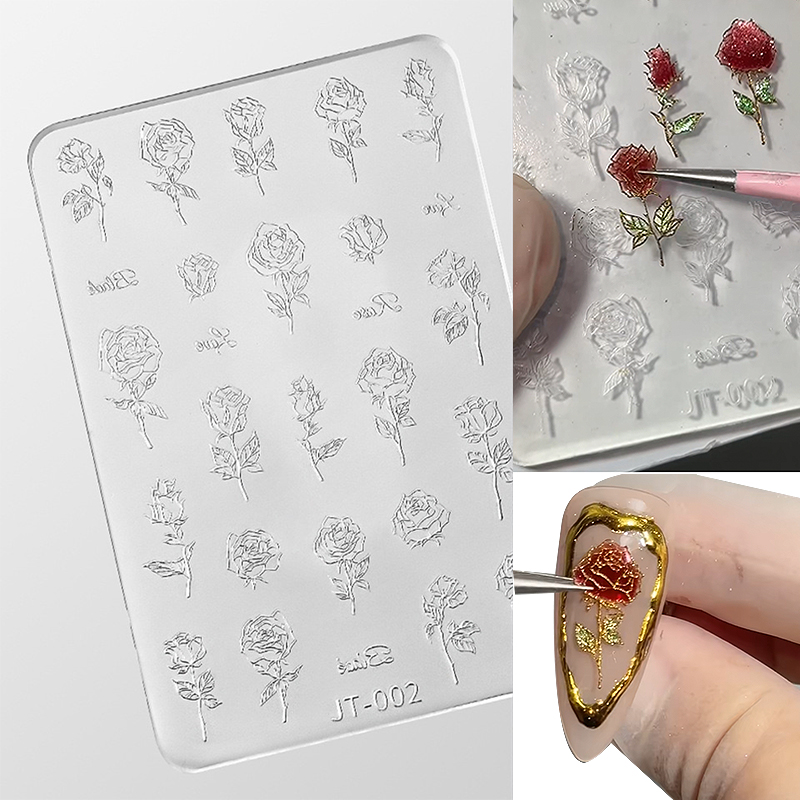 Nail Art Foto - Rosa mariposa suéter copo de nieve