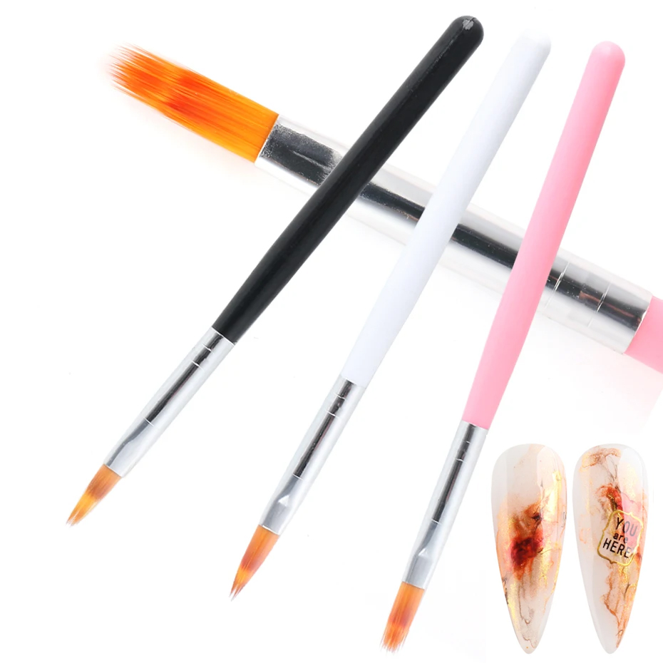 Nail Art Ombre Glitter - 1PC Set de Pinceles para Uñas,