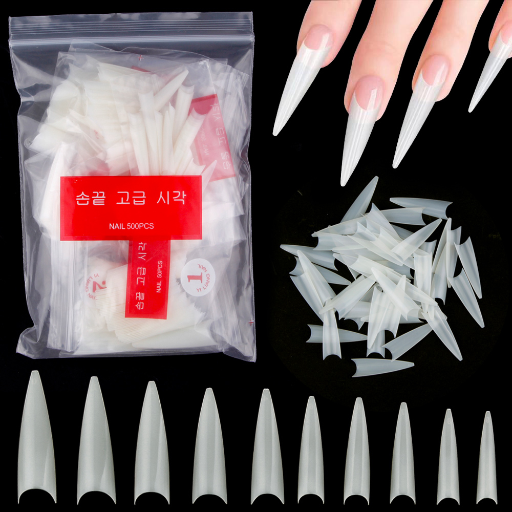 Nail Art Xl - 1 bolsa (600 uds) puntas de