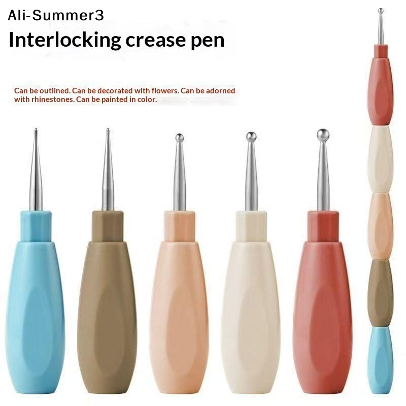 Nail Art Dotting Tool - 【A3s】Juego de 5 Herramientas de Manicura