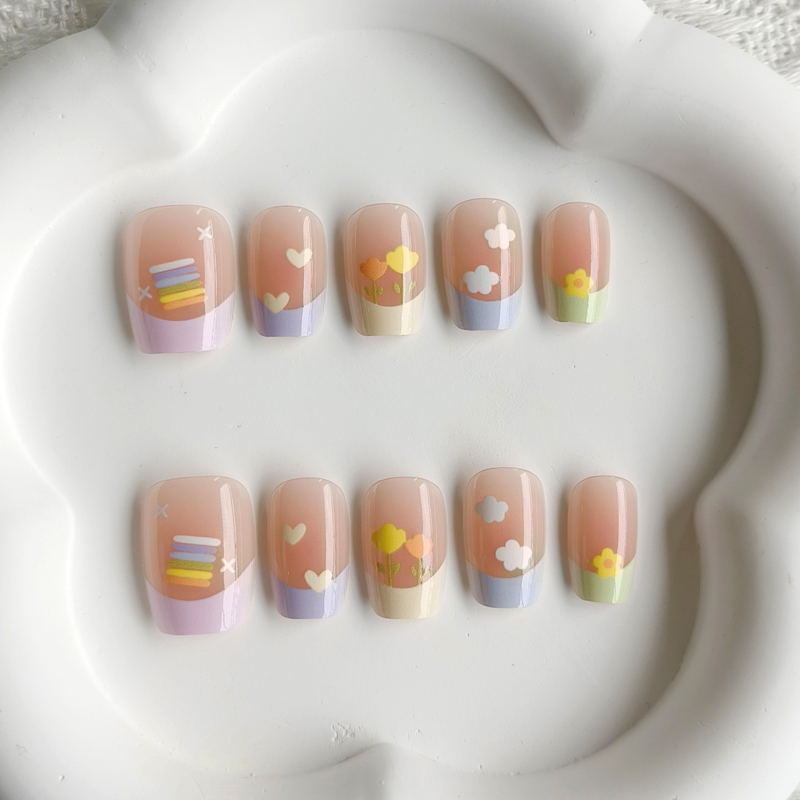 Nail Art Y2K - 10 Uds. Pegatinas de Uñas Postizas