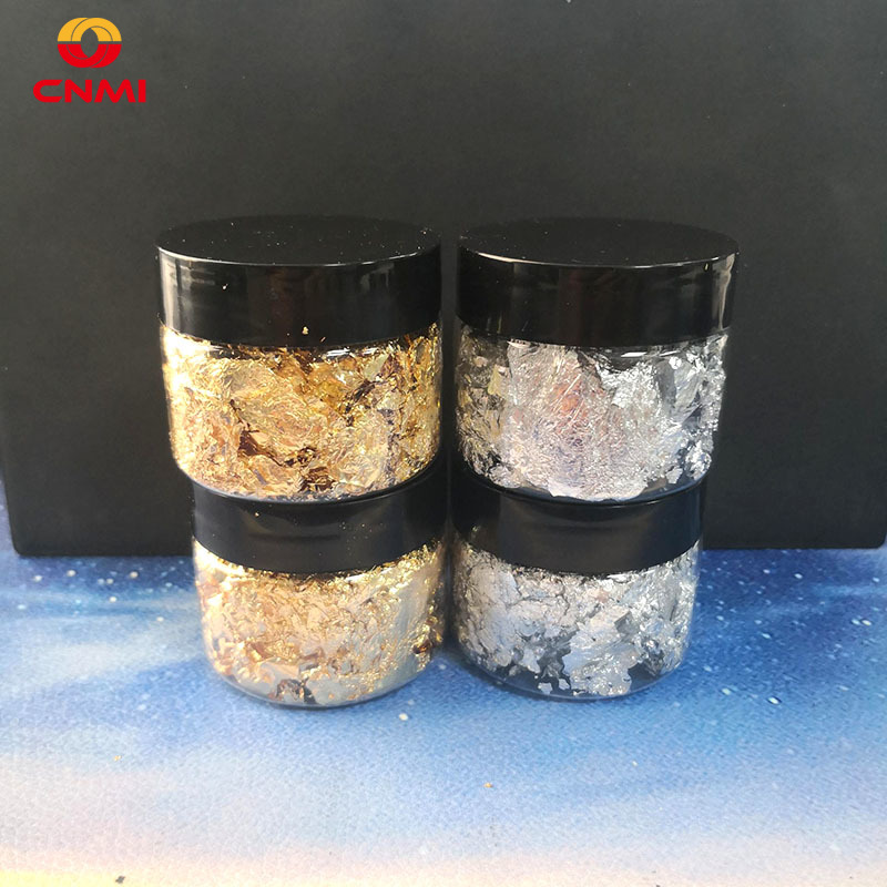 Nail Art Gold - 3g copos de hojas de oro