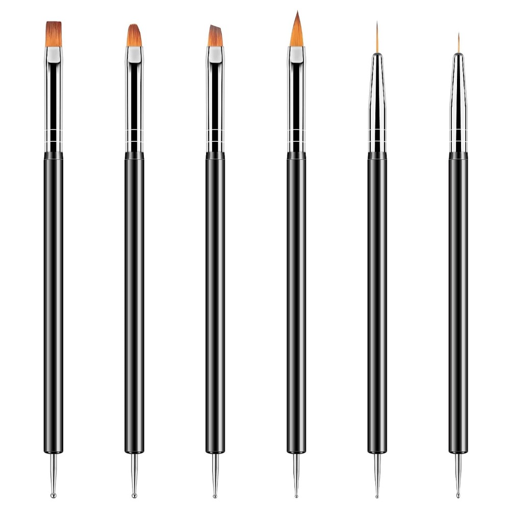 Nail Art Dotting Tool - Juego de 6 Herramientas de Doble