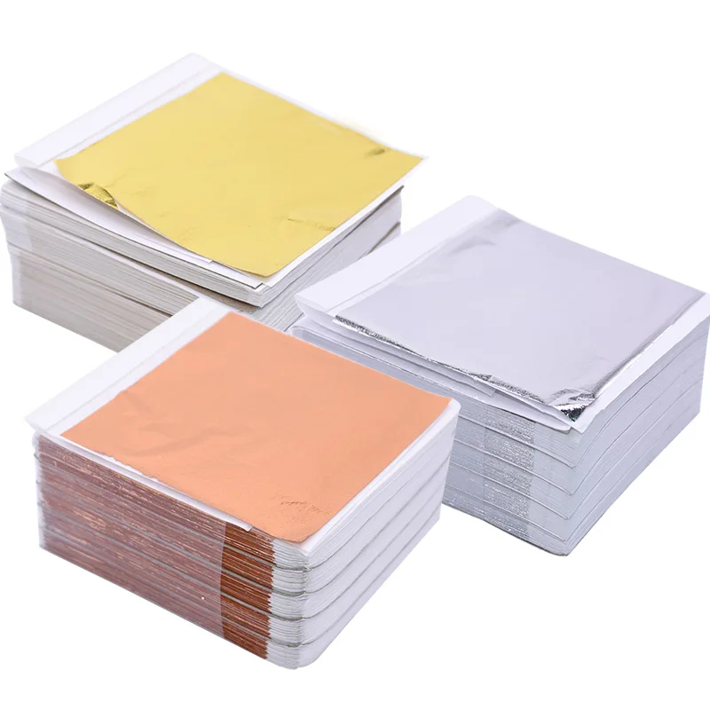 100 hojas de papel de imitació - Nail Art Gold reseña y precio