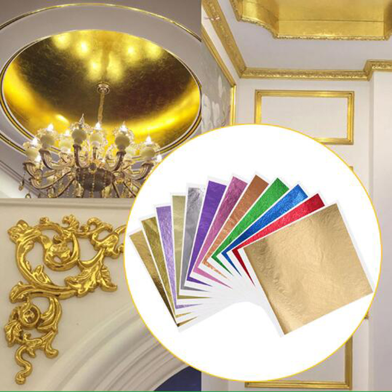 1000 unids/pack 13cm hojas de  - Nail Art Gold reseña y precio