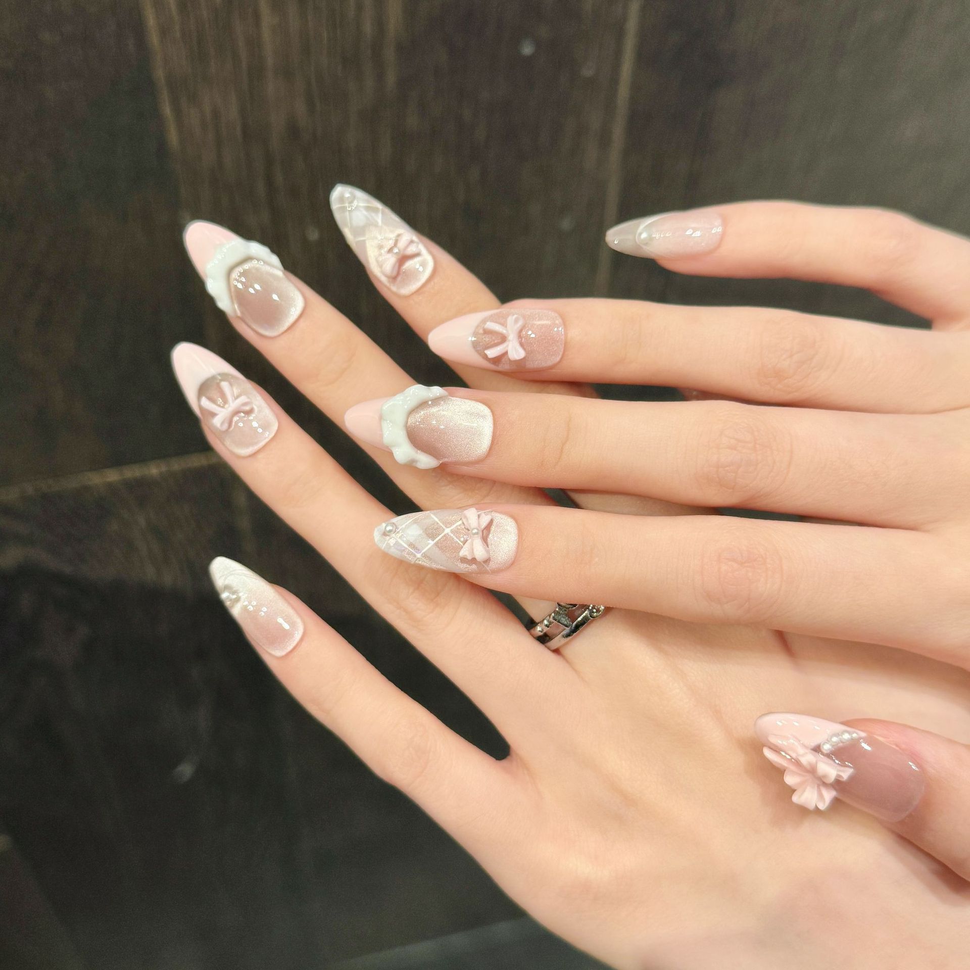 10 Uds. De uñas postizas hecha - Nail Art Y2K reseña y precio