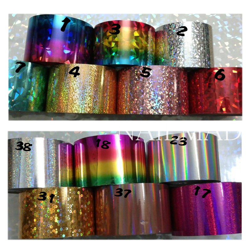 Lámina holográfica para decora - Nail Art Xl reseña y precio