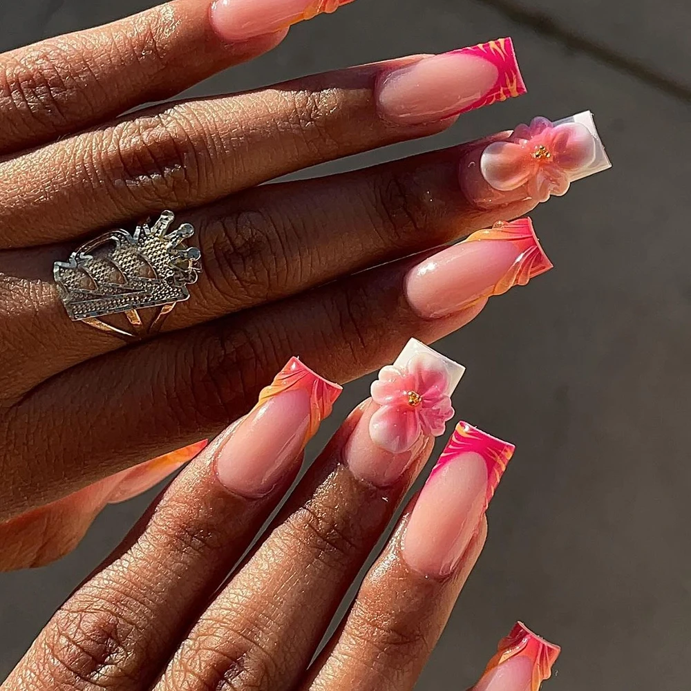 10 Uds. Hecho a mano francés d - Nail Art Xl reseña y precio