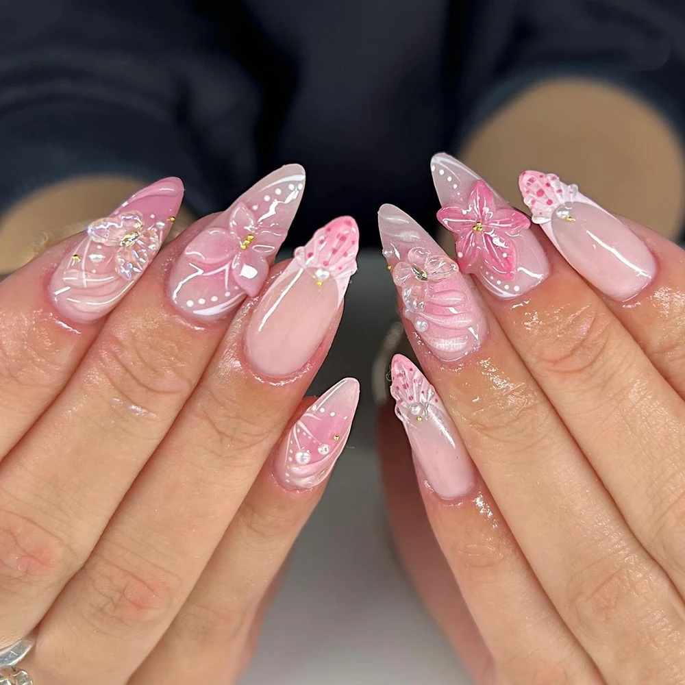 10 Uds. Hecho a mano francés d - Nail Art Xl reseña y precio