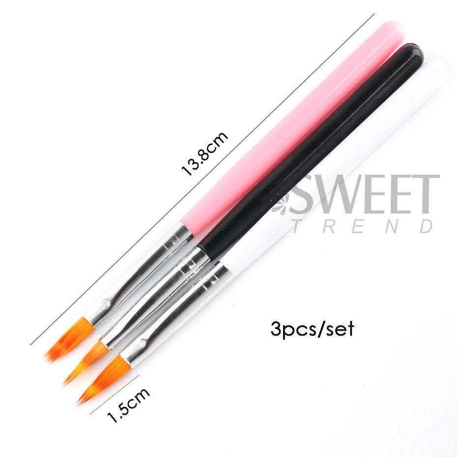 1PC Set de Pinceles para Uñas, - Nail Art Ombre Glitter reseña y precio