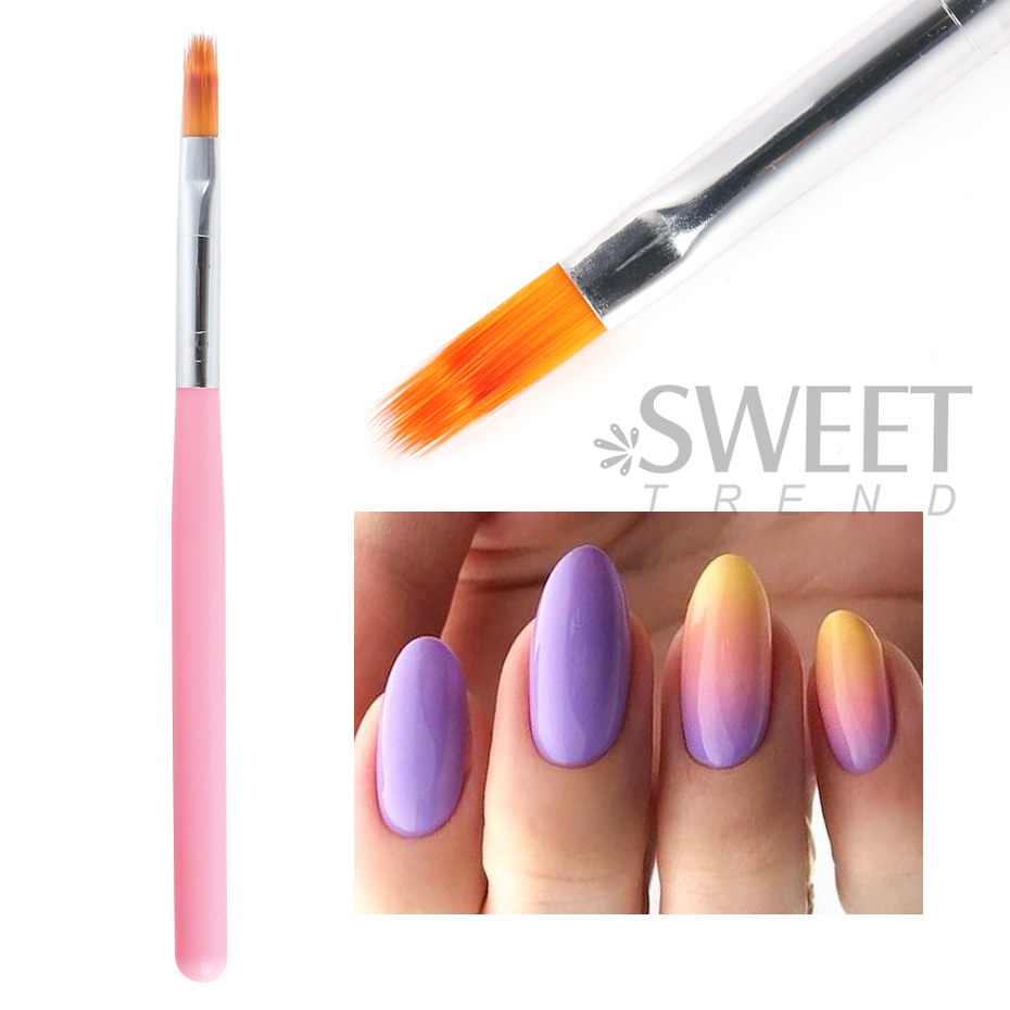 1PC Set de Pinceles para Uñas, - Nail Art Ombre Glitter reseña y precio