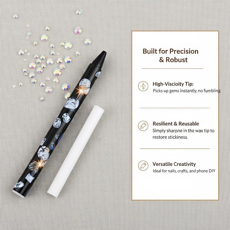 1 Pieza Lápiz de Cera para Dec - Nail Art Dotting Tool reseña y precio