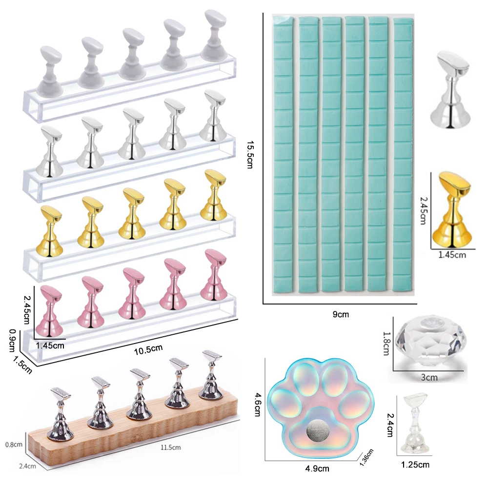 Soporte magnético para uñas de - Nail Art Gold reseña y precio