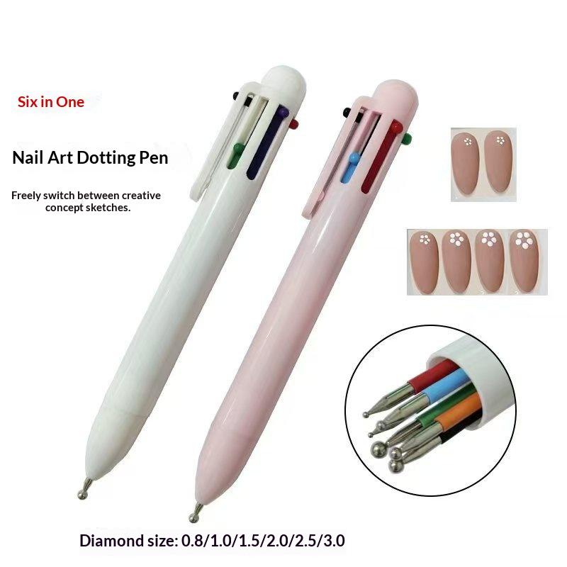 Lápiz de punteado 6 en 1 para  - Nail Art Dotting Tool reseña y precio