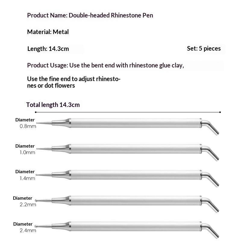 5 Piezas Herramientas DIY para - Nail Art Dotting Tool reseña y precio