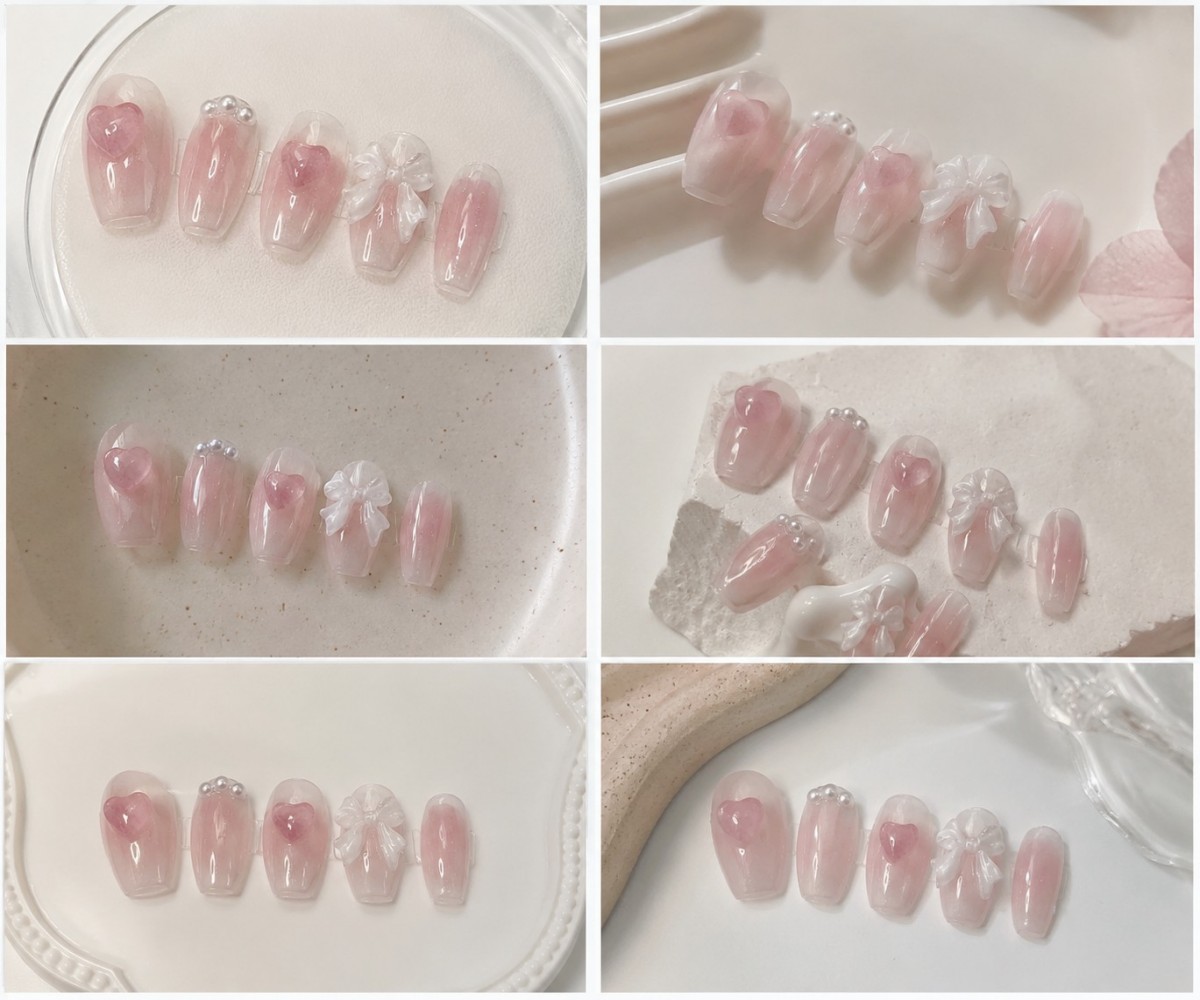 Uñas Postizas Cortas Y2K para  - Nail Art Y2K reseña y precio