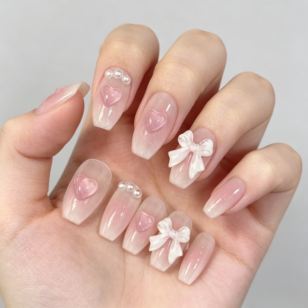 Uñas Postizas Cortas Y2K para  - Nail Art Y2K reseña y precio