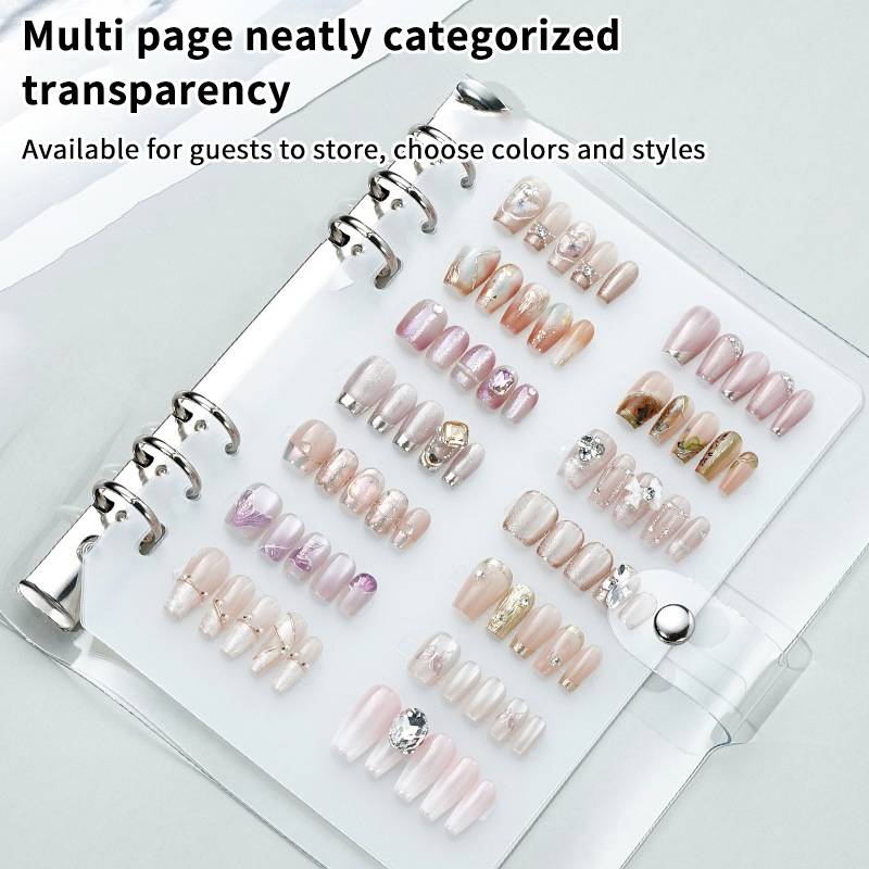 1 Set de Libro de Almacenamien - Nail Art Foto reseña y precio