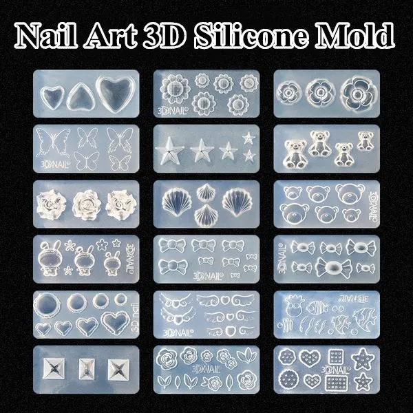 M155-239 Molde Acrílico 3D par - Nail Art Xl reseña y precio