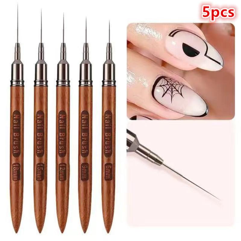 Juego de 5 pinceles delineador - Nail Art One Piece reseña y precio
