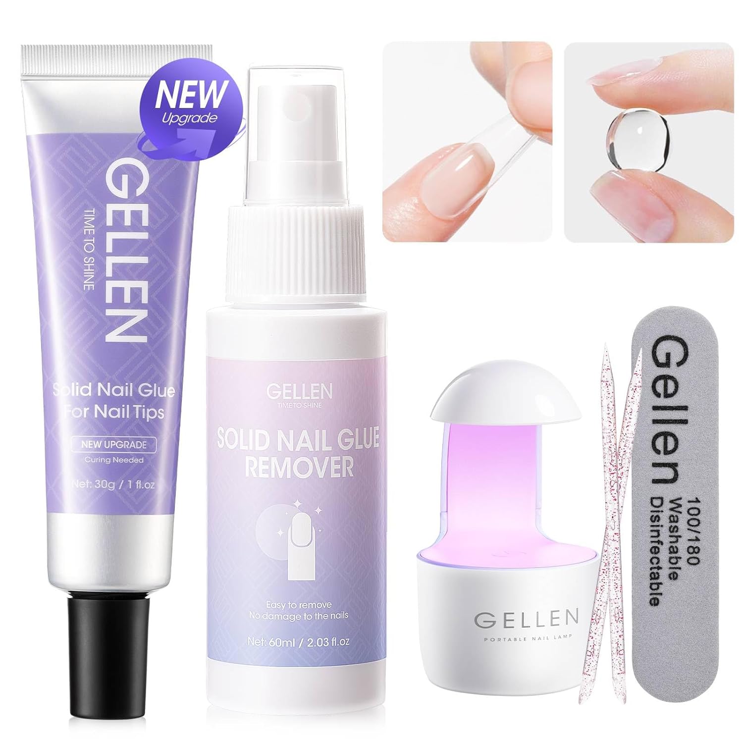 GELLEN 30g Polygel, Pegamento  - Polygel Nail Kit reseña y precio