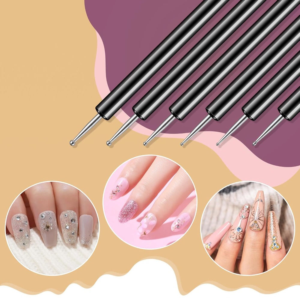 Juego de 6 Herramientas de Dob - Nail Art Dotting Tool reseña y precio