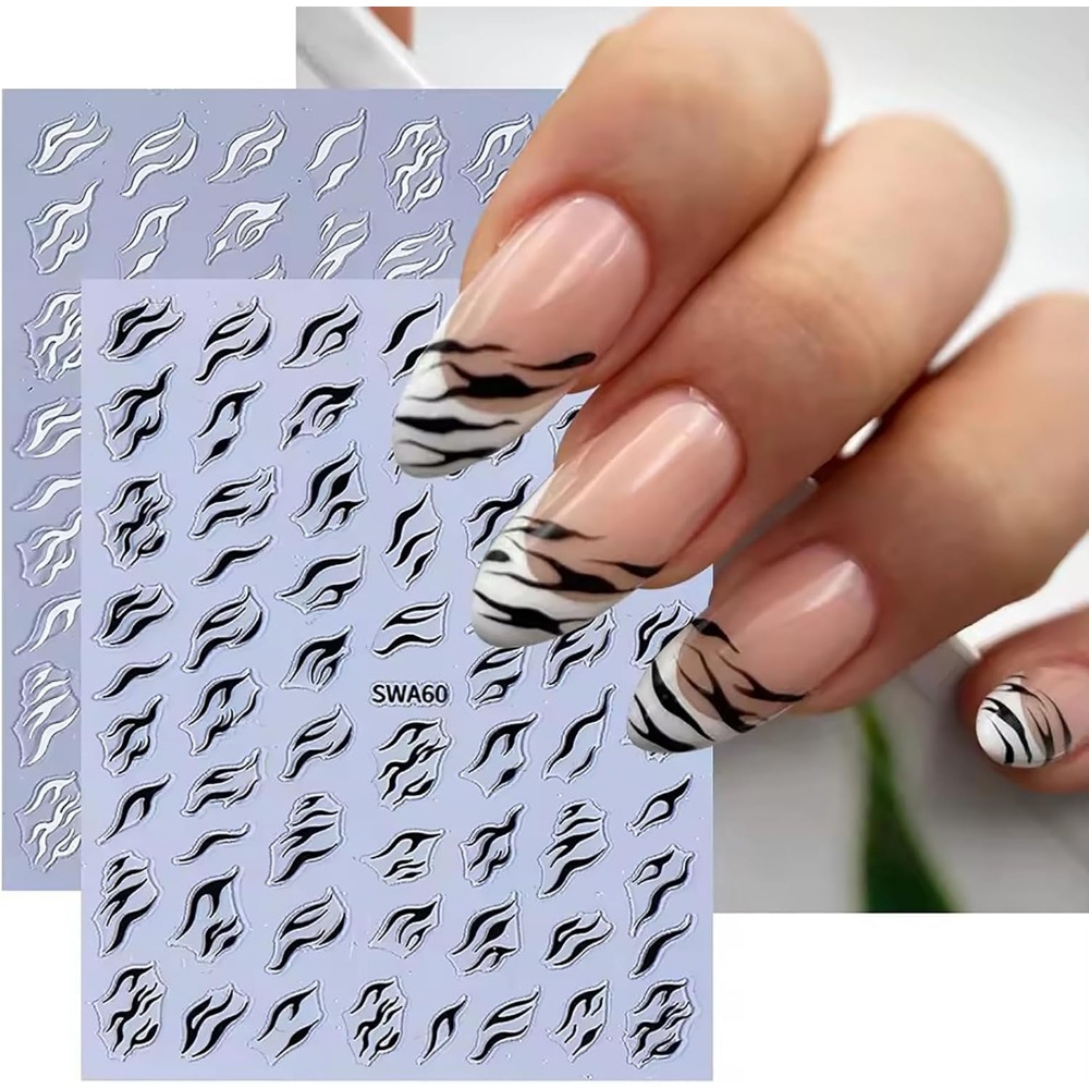 Pegatinas de Uñas con Estampad - Nail Art Zebra Design reseña y precio