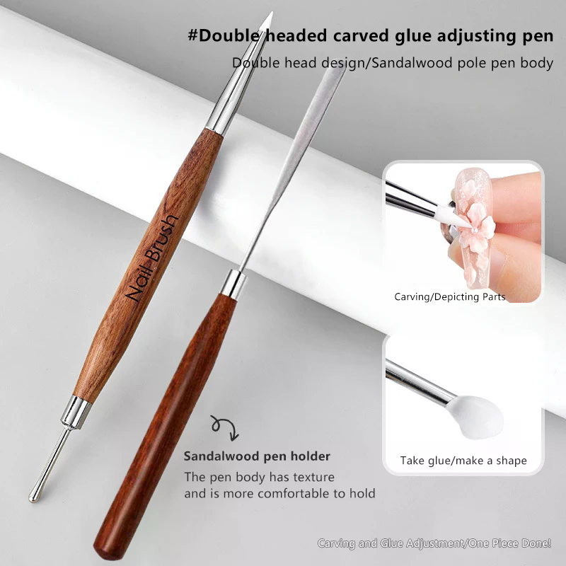Juego de 2 plumas de silicona  - Nail Art Dotting Tool reseña y precio