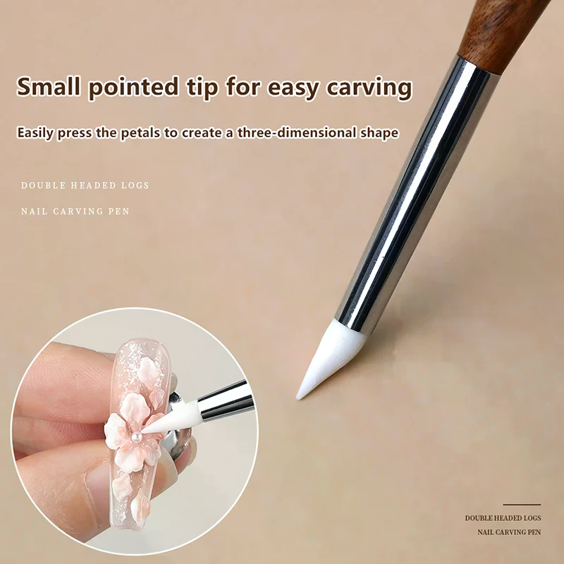 Juego de 2 plumas de silicona  - Nail Art Dotting Tool reseña y precio