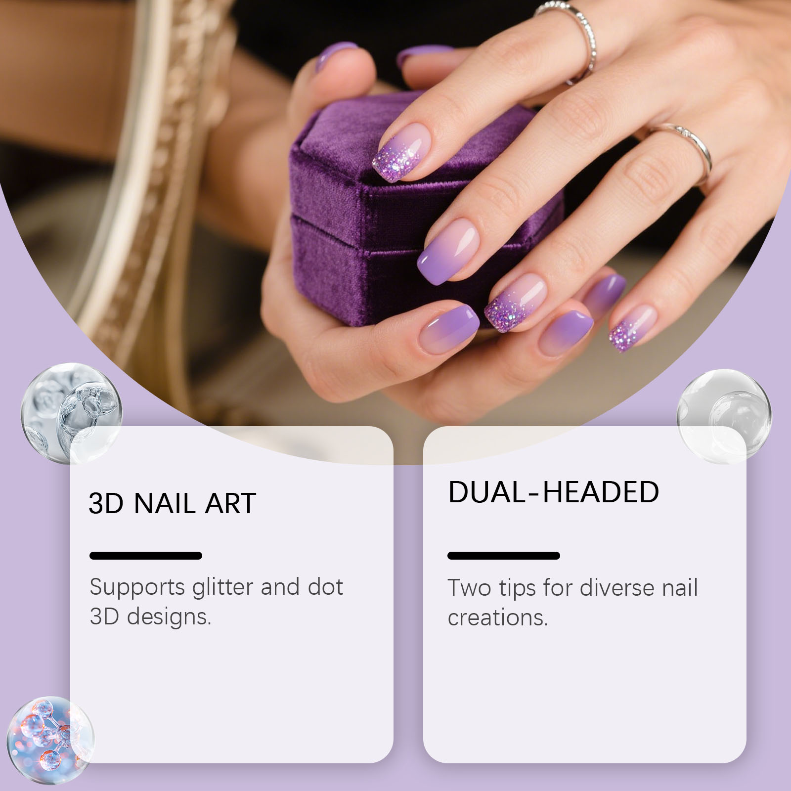 Nymixa 3 piezas de bolígrafos  - Nail Art Dotting Tool reseña y precio