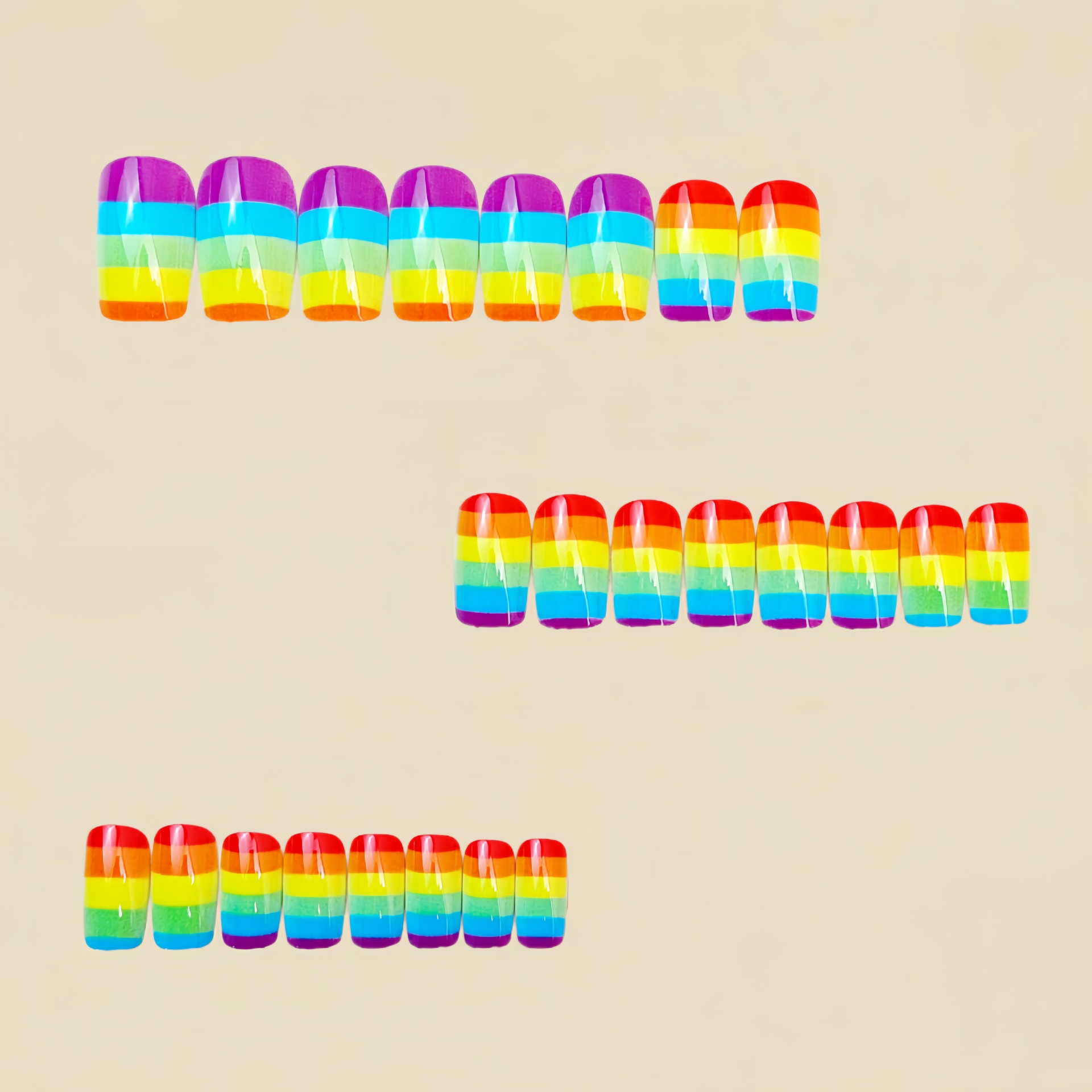 24 piezas/juego de uñas postiz - Nail Art Y2K reseña y precio