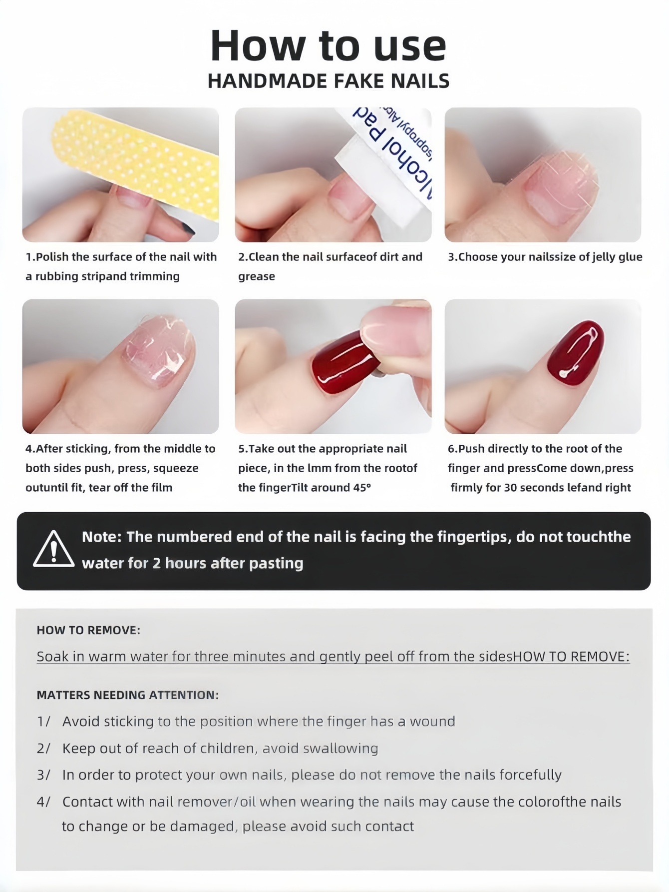 10 Uñas Postizas Trapezoidales - Nail Art Y2K reseña y precio